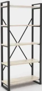 Hype Mebel Стандарт-2 80x170 (черный/древесина белая)