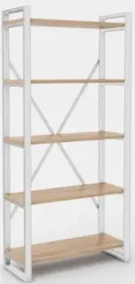 Hype Mebel Стандарт-2 80x170 (белый/дуб галифакс натуральный)