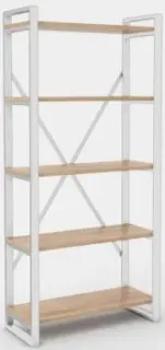 Hype Mebel Стандарт-2 50x200 (белый/дуб галифакс натуральный)