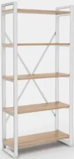 Hype Mebel Стандарт-2 50x170 (белый/дуб галифакс натуральный)