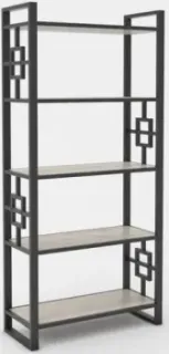 Hype Mebel Квадро 80x200 (черный/дуб галифакс натуральный)