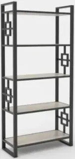 Hype Mebel Квадро 80x170 (черный/дуб галифакс натуральный)