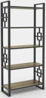Hype Mebel Квадро 50x200 (черный/дуб галифакс олово)