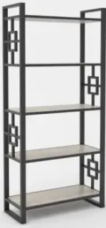 Hype Mebel Квадро 50x200 (черный/дуб галифакс натуральный)