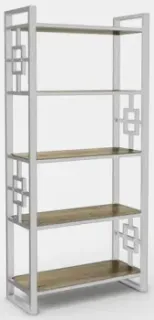 Hype Mebel Квадро 50x200 (белый/дуб галифакс олово)