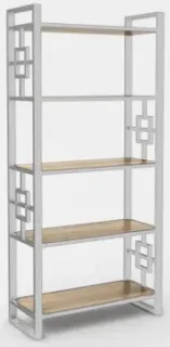 Hype Mebel Квадро 50x200 (белый/дуб галифакс натуральный)