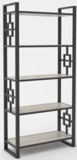 Hype Mebel Квадро 50x170 (черный/дуб галифакс натуральный)