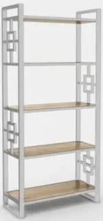 Hype Mebel Квадро 50x170 (белый/дуб галифакс натуральный)