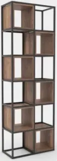 Hype Mebel Грос-2 70x210 (черный/дуб галифакс олово)