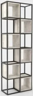 Hype Mebel Грос-2 70x210 (черный/древесина белая)