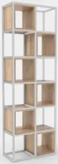 Hype Mebel Грос-2 70x210 (белый/дуб галифакс натуральный)