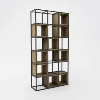 Hype Mebel Грос 105x210 (черный/дуб галифакс олово)