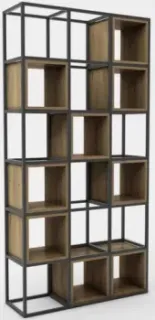 Hype Mebel Грос 105x175 (черный/дуб галифакс олово)