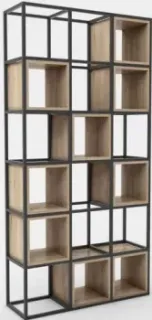 Hype Mebel Грос 105x175 (черный/дуб галифакс натуральный)