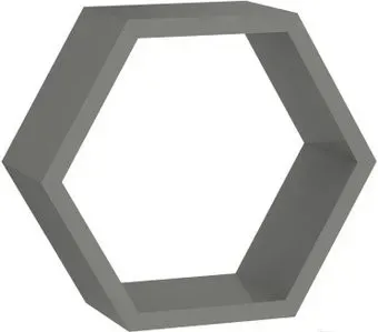 Domax FHS 300 Hexagonal Shelf SZ / 67702 300x260x115x18 (серый)