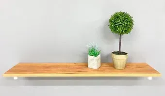 Millwood Настенная с кронштейном 60x20 (дуб золотой craft/белый)