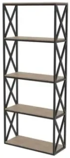 TMB Loft Саймон ЛДСП 120x40x160 (дуб денвер трюфель)