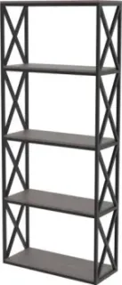 TMB Loft Саймон ЛДСП 120x40x160 (флитфуд серая лава)