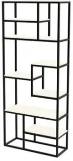 TMB Loft Сартория ЛДСП 80x30x200 (альпийский белый)