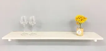 Millwood Настенная с кронштейном 100x20 (дуб белый craft/белый)