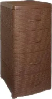 ВиолетПласт Ротанг 4 секции (какао)