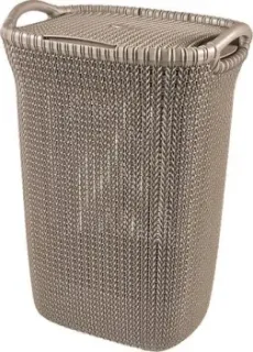Keter Knit Laundry Hamper 57л (темно-коричневый)