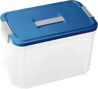 Curver Box 175399 (9.4л , прозрачный/синий)