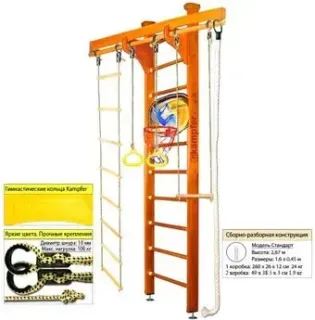 Kampfer Wooden Ladder Ceiling Basketball Shield (стандарт, классический)