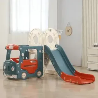 UNIX kids Bus с горкой Red