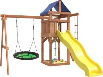 National Tree Company С качелями гнездо Свиби IgroWoods ДП-4