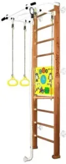 Kampfer Helena Wall Busyboard (стандарт, ореховый/бизиборд желтый)