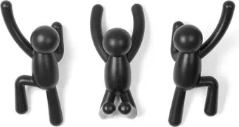 Umbra Buddy 318165-040 (3 шт, черный)