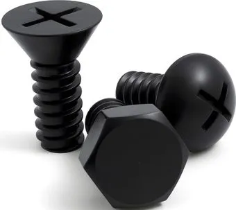 Qualy Screw QL10064-BK (3 шт, черный)
