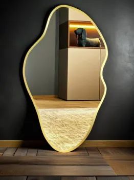 EMZE 45x77 LED.UV.NF.45.77.AUR.SW.4K (золото с УФ-окантовкой и подсветкой)