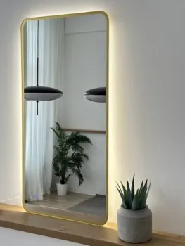 EMZE Smartphone 45x77 LED.UV.SMART.45.77.AUR (золото с УФ-окантовкой и подсветкой)