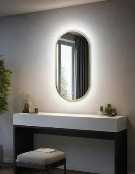 EMZE 45x77 LED.UV.45.77.AUR (золото с УФ-окантовкой и подсветкой)