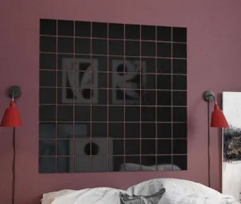 MirrorWall Мозаика (черный)