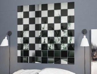 MirrorWall Мозаика (черный/зеркальный)