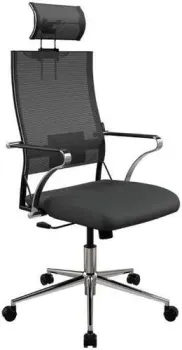 Metta Ergolife Sit Air 24/7 B2-281K (черный/серебристый)