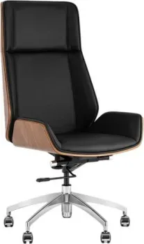 TopChairs Crown SN A312 8383-29 Walnut Back (черный)