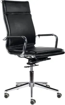 Brabix Premium Kayman EX-532 (экокожа/хром черный)