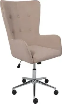 AksHome Bella XL Chrome (Kiton 714 Powder/велюр/пудровый)
