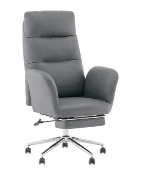 TopChairs Solid с оттоманкой DD-004-OT серый