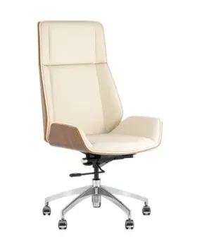 TopChairs Crown SN A312 8383-1 Walnut Back (бежевый)