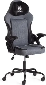 TetChair iWolf (ткань, черный/серый)