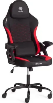 TetChair iShark (ткань, черный/красный)