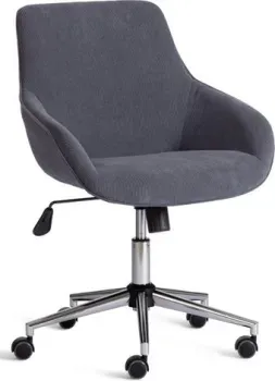 TetChair Dublin хром/вельвет (графит)