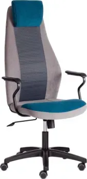 TetChair Aviator флок/ткань (синий/серый/серый)
