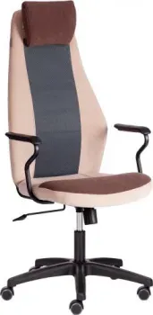 TetChair Aviator флок/ткань (коричневый/бежевый/серый)