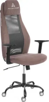 TetChair Aviator PLT metalBL (ткань, светло-коричневый/серый, KUB 03/W-12)